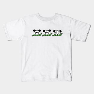 CUTE ANIMAL PANDA WITH NO BACKGROUND VER Kids T-Shirt